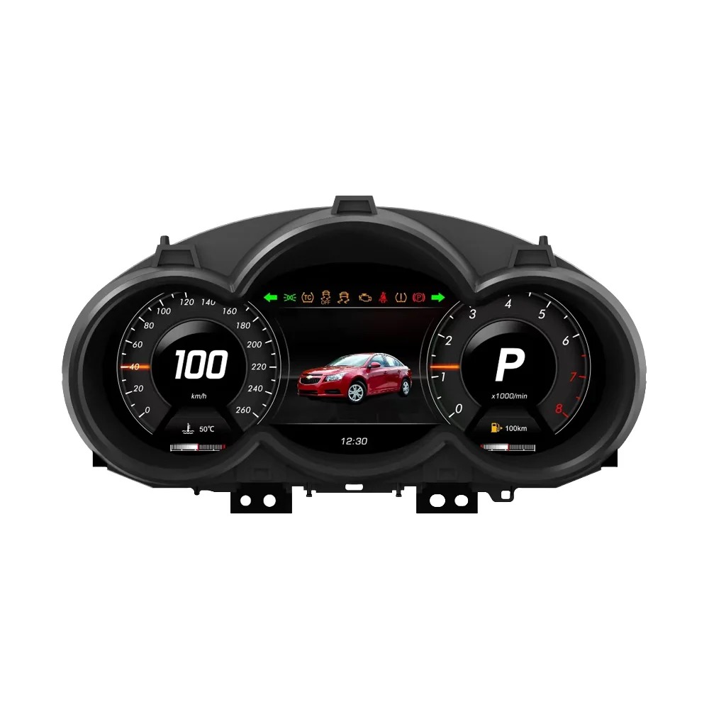 YLA 2009-2014  Cruze Digital Cluster LCD Instrument Panel Supports Wireless Carplay  Interior Accessories